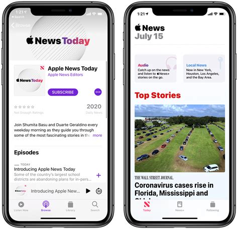 Apple News App Screenshot