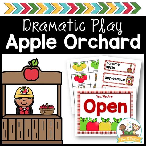 Apple Orchard Dramatic Play Printables Free