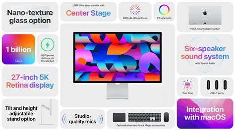 Apple Studio Display features and specifications