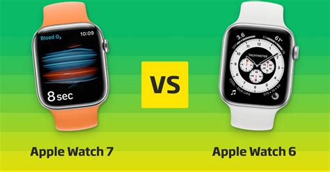 Apple Watch 7 vs. Apple Watch 6 specs