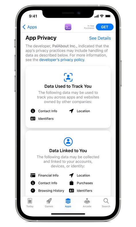 Apple iOS 14 privacy labels