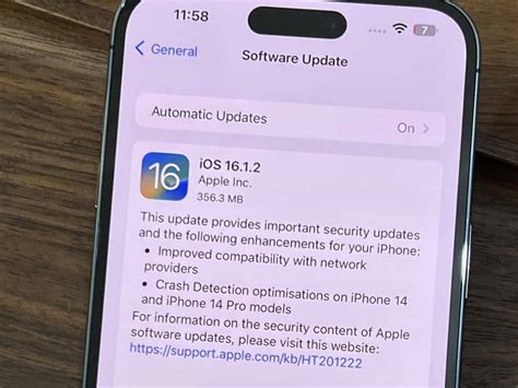 Apple released iOS 16.1.2 on Wednesday with fixes for accidental Crash Detection triggers