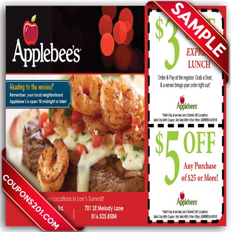 Applebees Coupons Printable