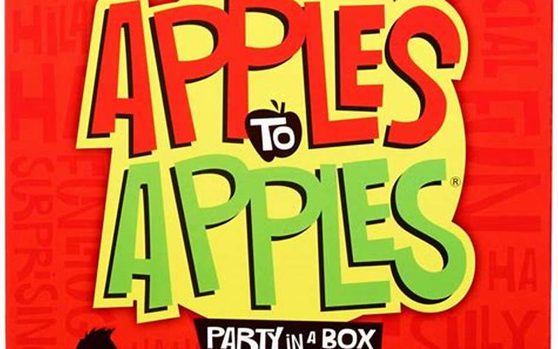 Apples To Apples Card Game