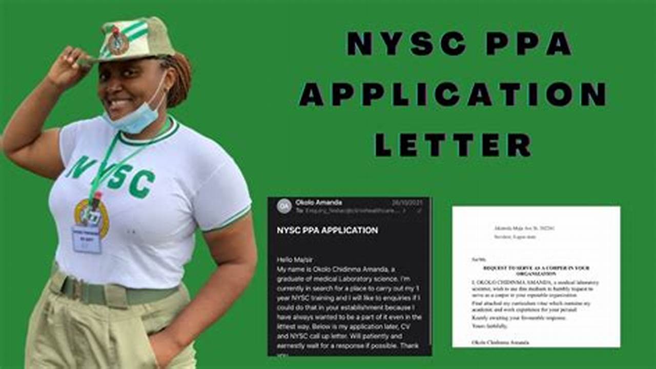 Sample Of NYSC Personal CDS Project Proposal Acceptance Letter