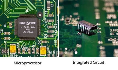 Application Differences Between Integrated Circuits and Microprocessors