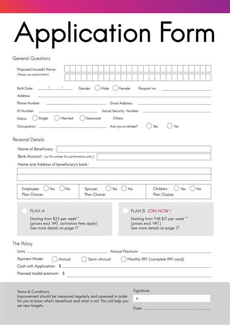 Application Forms