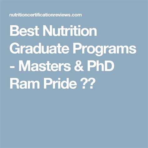 Application Strategies for Sports Nutrition PhD Programs