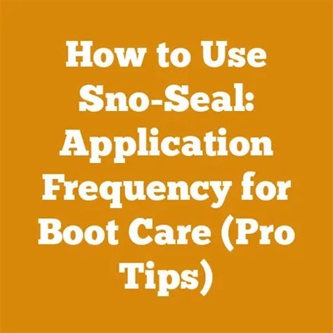 Application Tips and Frequency