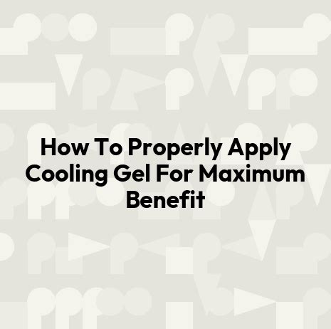 Application Tips for Maximum Benefit