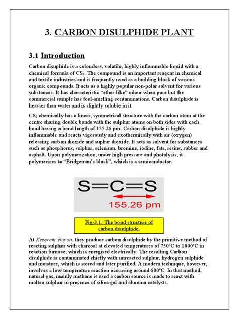 Applications of Carbon Disulphide