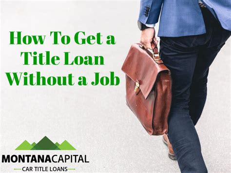 Apply For Loan Without A Job