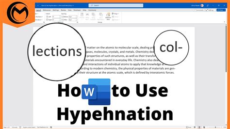 Apply Hyphenation on Your Text in Word 2016