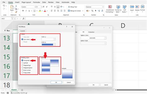 Apply Light Gradient Accent 3 To Chart Excel