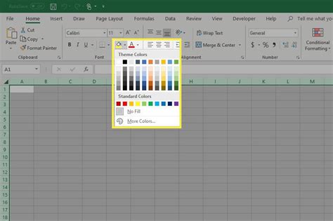 Apply a Fill Color to Remove Gridlines in Excel