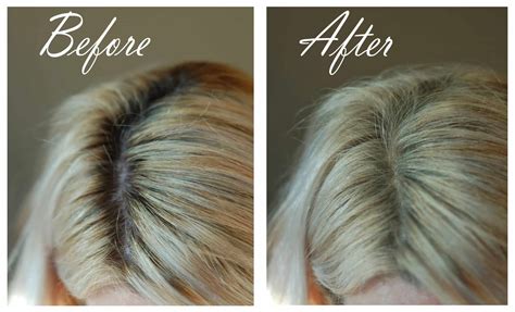 Applying Blonde Hair Powder