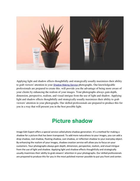 Applying Light and Shadow