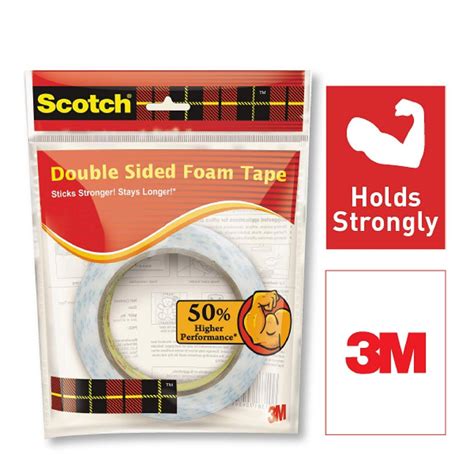 Applying Scotch Double Sided Tape
