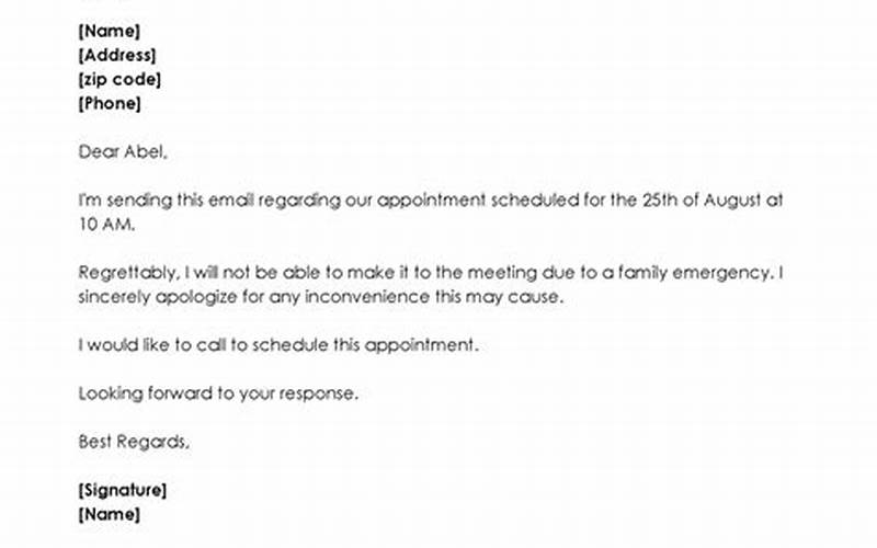 Appointment Cancellation