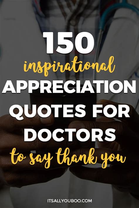 Appreciation Quotes On Doctors