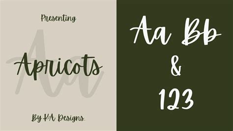 Apricot Font Free Download | Fonty Fonts