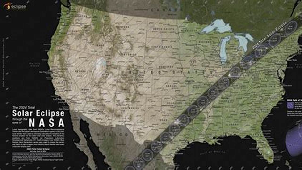April 2024 Eclipse Map Mexico
