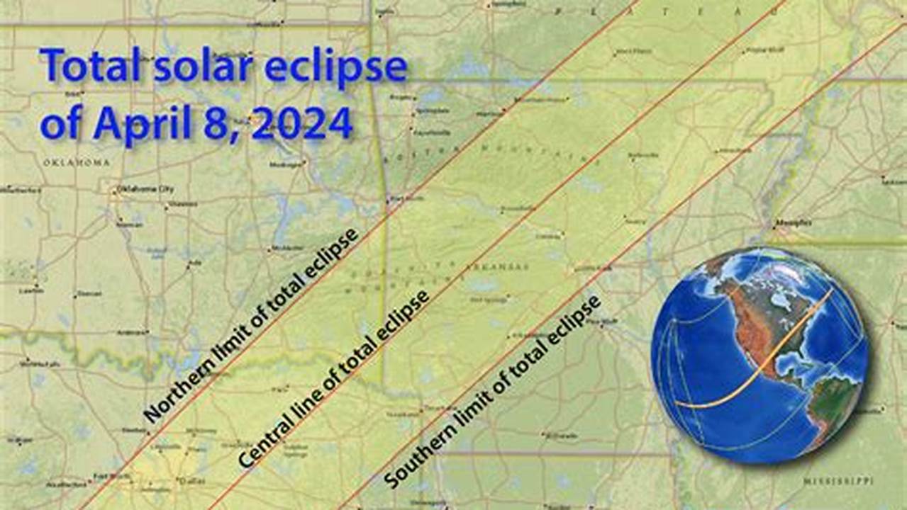 April 2024 Solar Eclipse Interactive Map Satellite