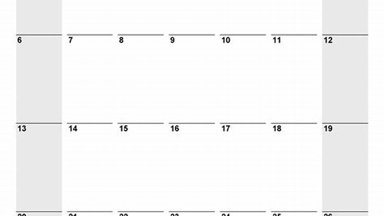April 2025 Calendar Excel Template Free Download
