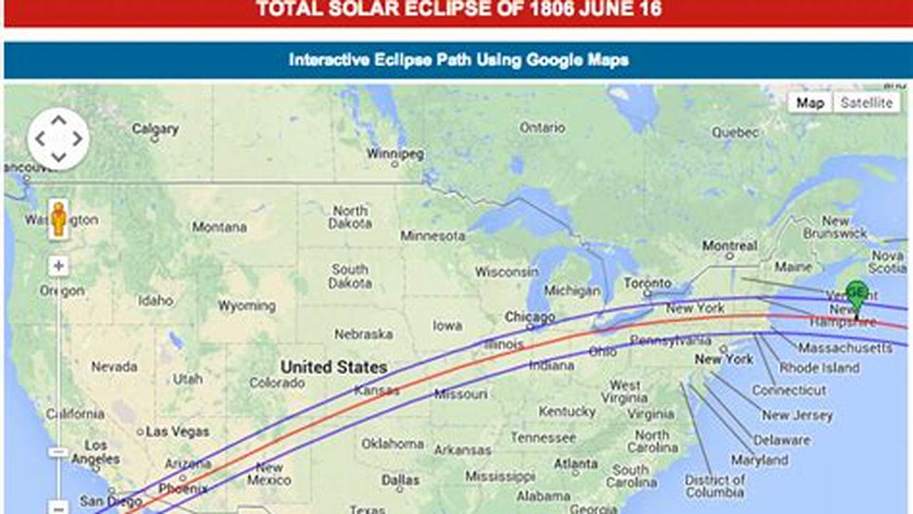 April 8 2024 Eclipse Path Interactive Map Pdf Free Download