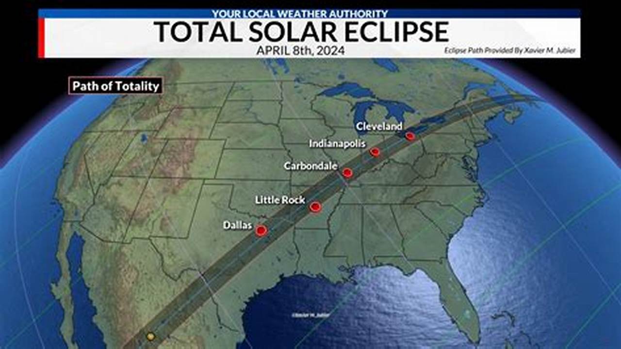 April Eclipse 2024 Path