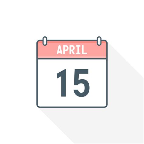 April 15th Calendar