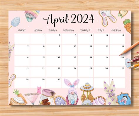 April 2024 Easter
