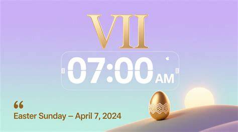 April 7th Easter