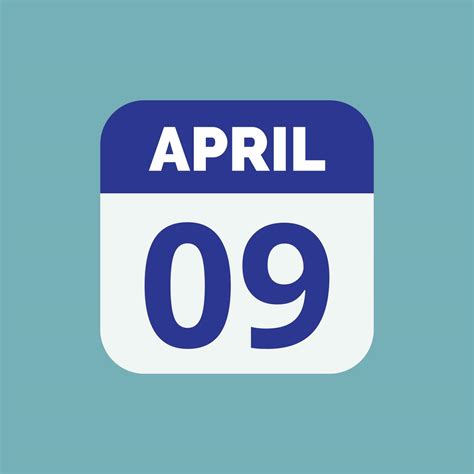 April 9 Calendar