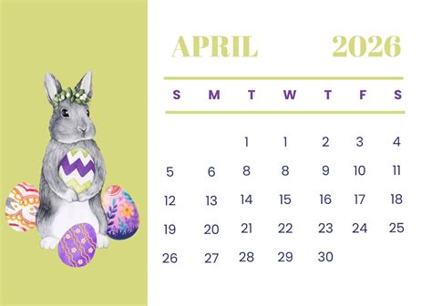 April Easter 2026