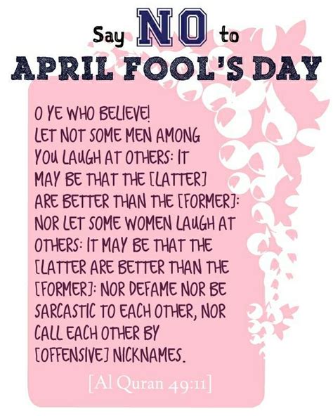 April Fool In Islam Quotes