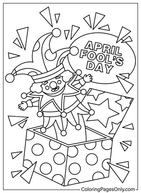 April Fools Coloring Pages