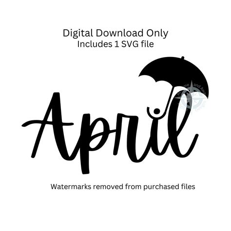 Spark Your Creativity with April SVG Designs: Get Ready for Spring!