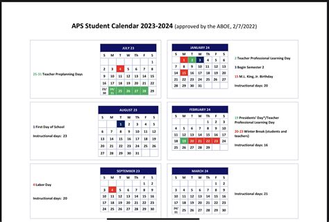 Aps 2024 Calendar