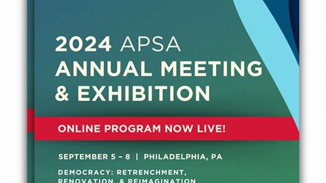 Apsa 2024 Conference Program Pdf