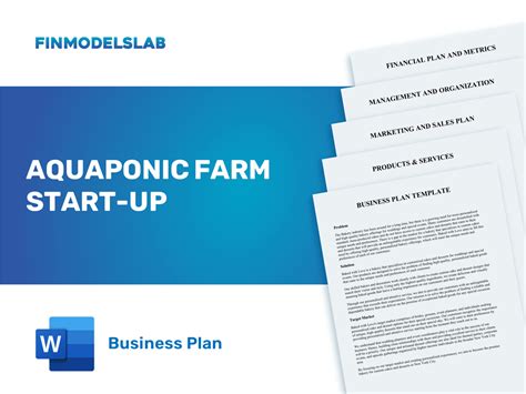 Aquaponics Business Plan Templates