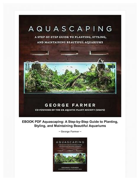 Aquascaping: A Step-by-Step Guide To Planting Styling And Maintaining Beautiful Aquariums