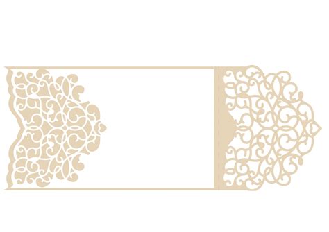 Download Arabescos Wedding Envelope For Cricut