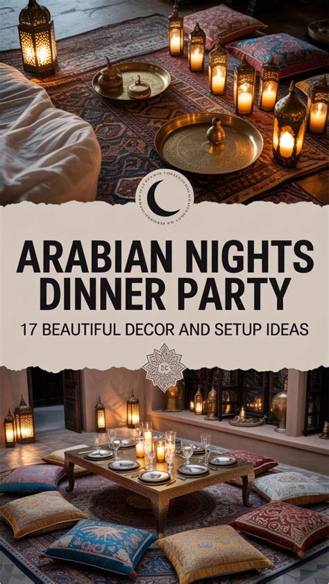 Arabian Night Dinner Setting
