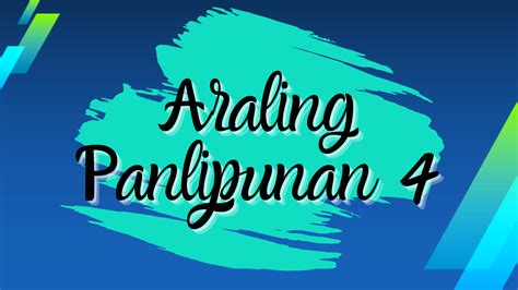 Araling Panlipunan Calligraphy