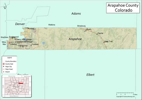 Map Arapahoe County 911 Authority