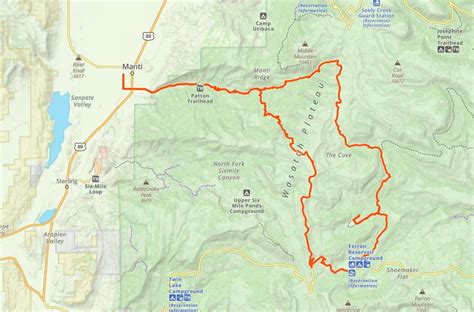 Arapeen OHV Trail Map