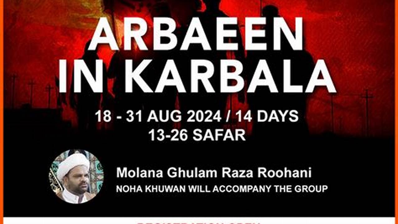 Arbaeen 2024 Packages Program