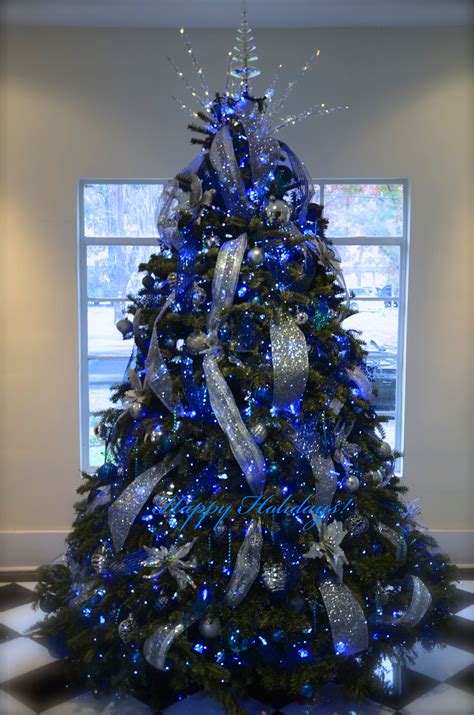 Arboles De Navidad Azules