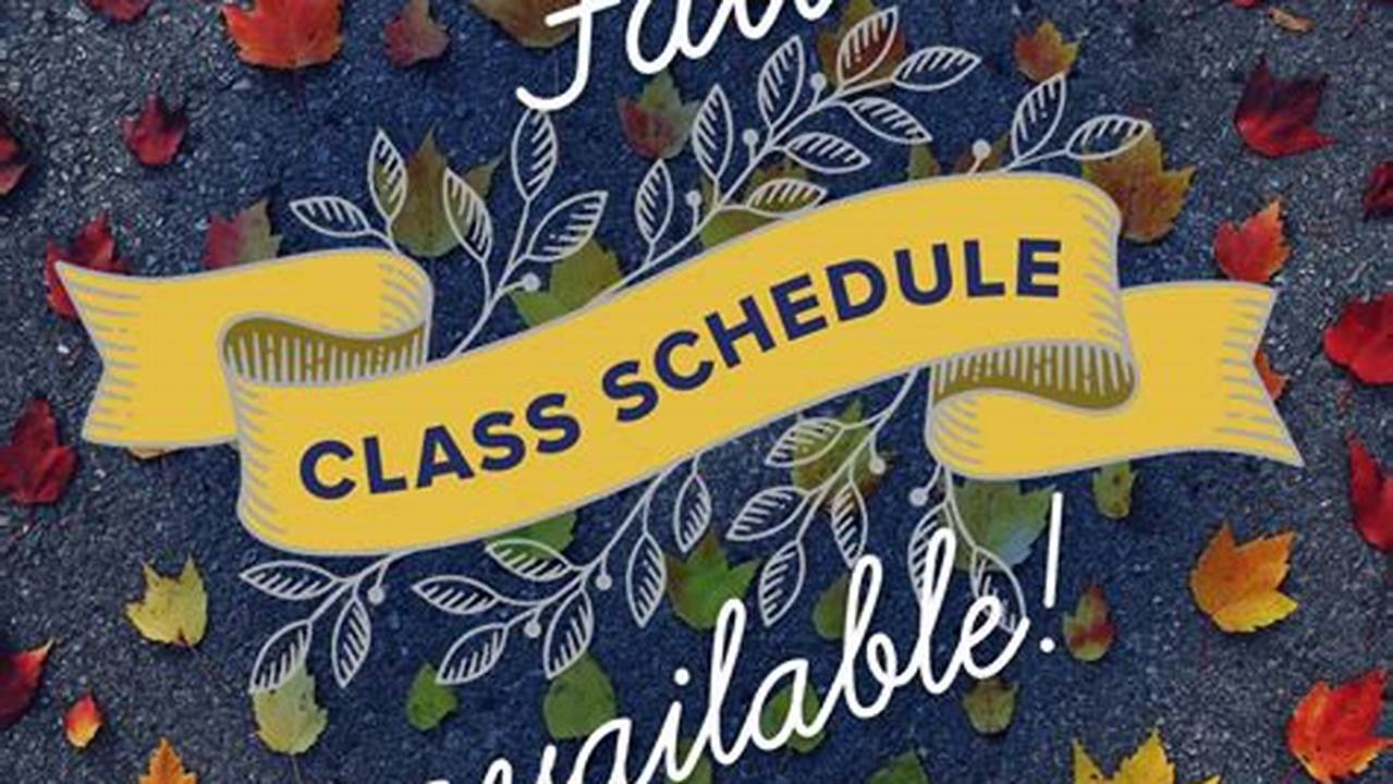Arc Fall 2025 Class Schedule